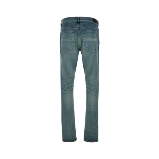 Vintage Effect Distressed Jeans