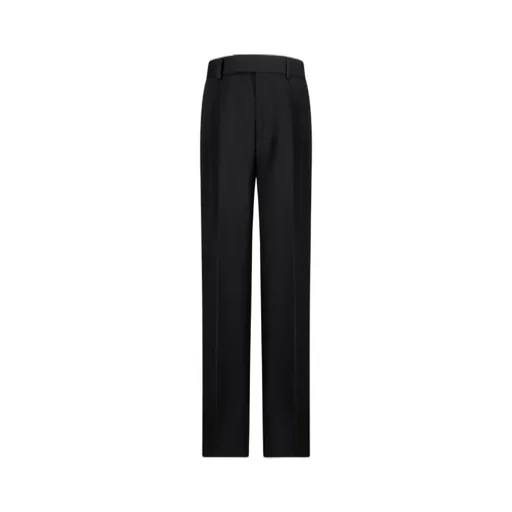 Logo Patch Tapered Leg Trousers