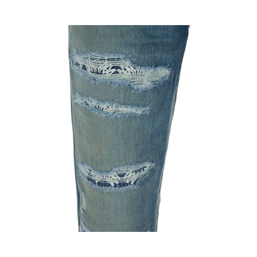 Vintage Effect Distressed Jeans
