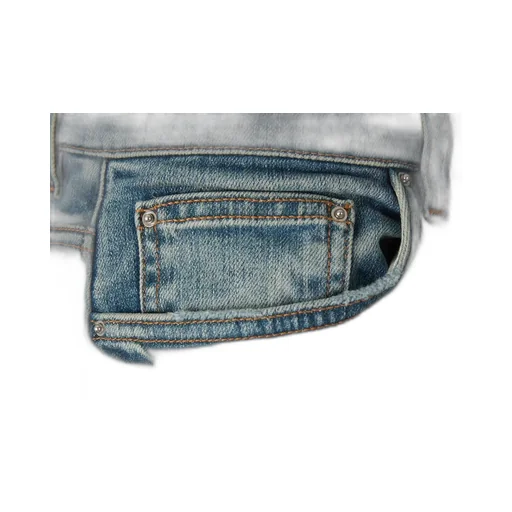 Distressed Slim-Fit Jeans