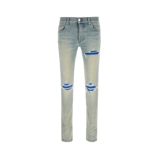 Distressed Slim-Fit Jeans