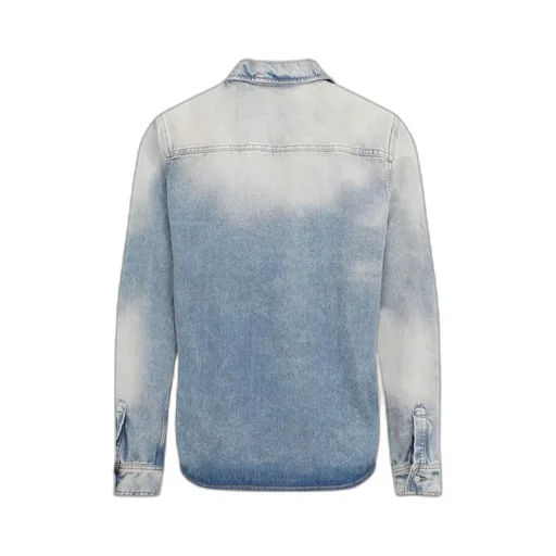 Button-Up Denim Shirt