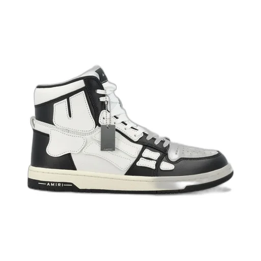 Skel Panelled High-Top Lace-Up Sneakers