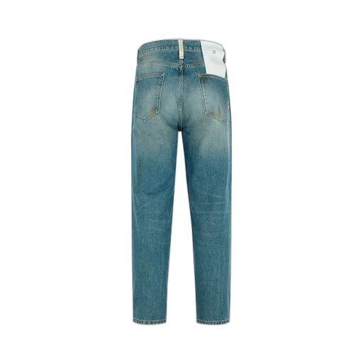 Button-Fly Five-Pocket Jeans