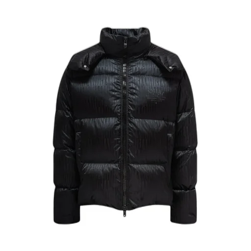 All-Over Logo Printed Padded Down Jacket