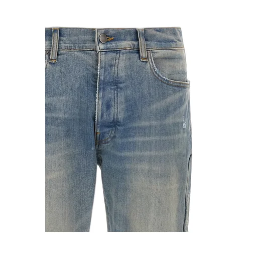 3D Bone Detailed Distressed Skinny Jeans