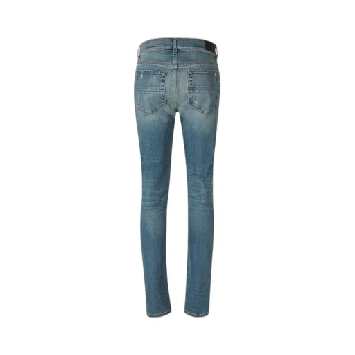 Distressed Slim-Fit Jeans