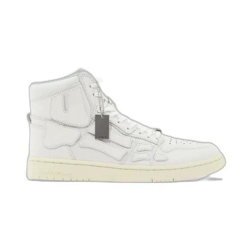 Skeleton High Top Lace-Up Sneakers