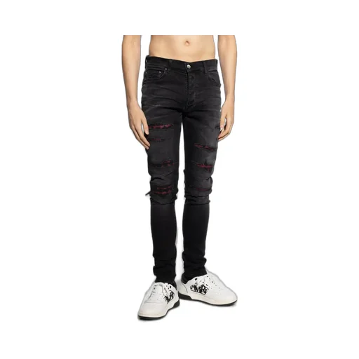Vintage Effect Distressed Jeans