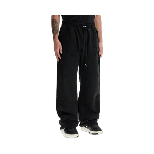 Distressed Drawstring Sweatpants