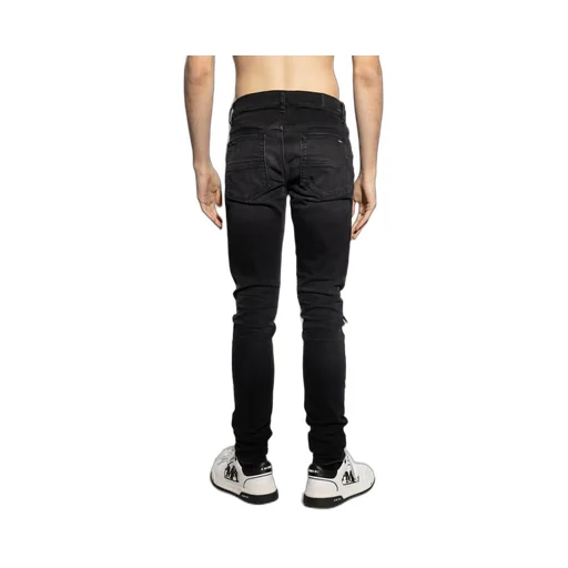 Vintage Effect Distressed Jeans