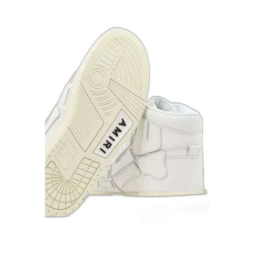 Skeleton High Top Lace-Up Sneakers