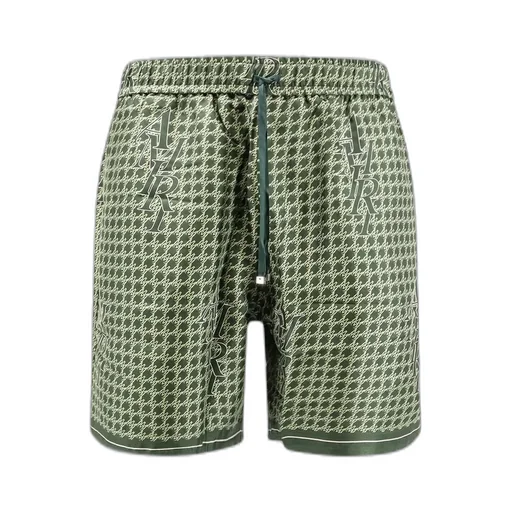 Houndstooth Logo Printed Shorts