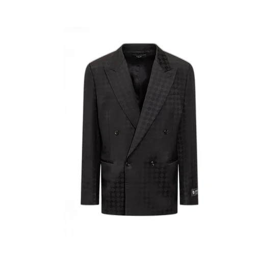 Logo Patch Double-Breasted Jacket