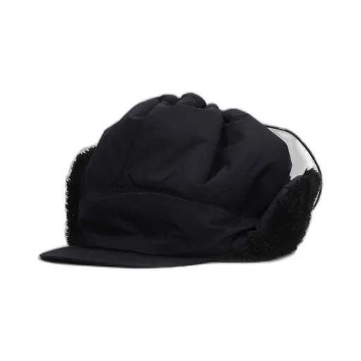 Drawstring Shearling Hat
