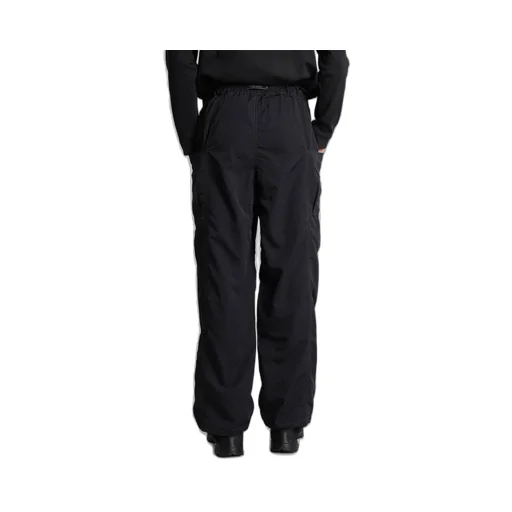 Elastic Waist Crinkled Pants