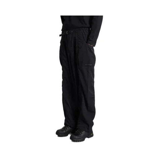 Elastic Waist Crinkled Pants