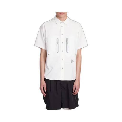 Logo-Printed Press-Stud Fastened Shirt