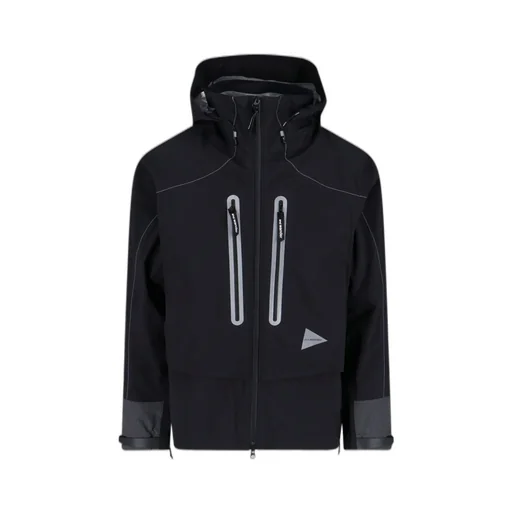 Logo Printed Hooded Jacket