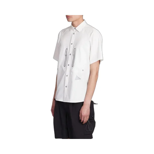 Logo-Printed Press-Stud Fastened Shirt