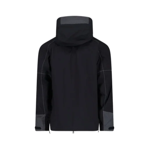 Logo Printed Hooded Jacket