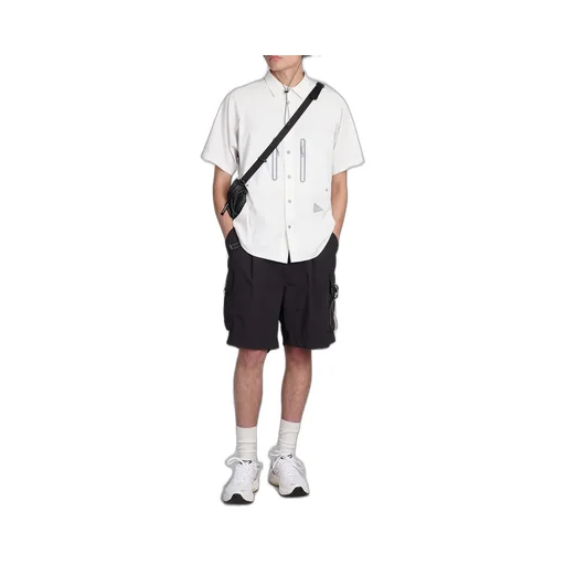 Logo-Printed Press-Stud Fastened Shirt