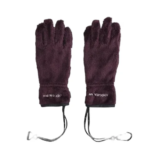 Logo Embroidered Fleece Gloves