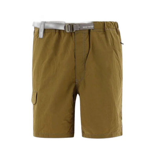 Taffeta Hiker Belted Shorts