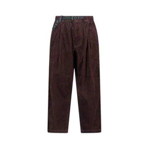 Elastic Waist Corduroy Pants