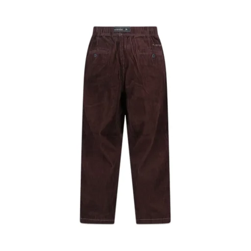 Elastic Waist Corduroy Pants