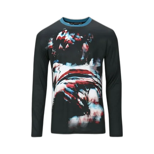 Linycius Printed Long Sleeve Top