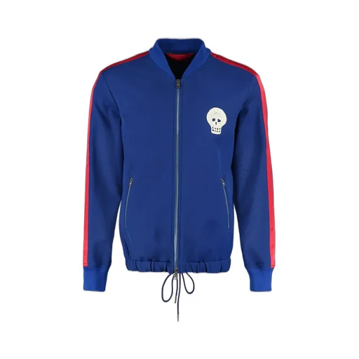 Skull Patch Zipped Jacket