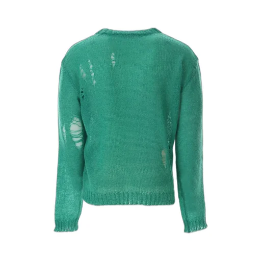 Distressed Logo Knitwear