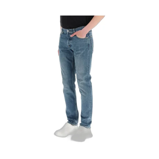 Low-Rise Logo Embroidered Jeans