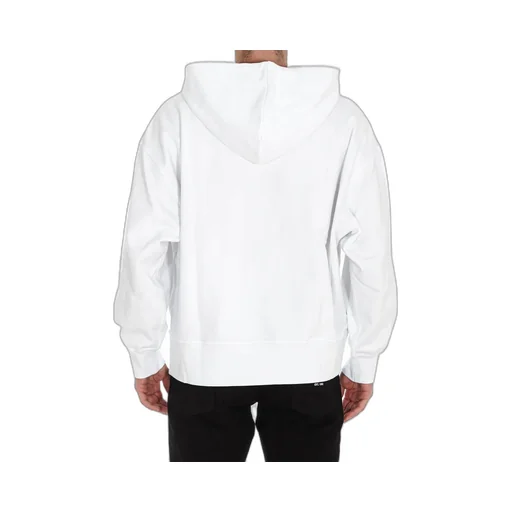 Skull Print Half-Zip Hoodie