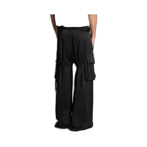 Wide-Leg Cargo Pants