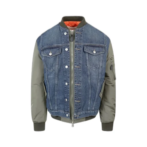 Hybrid Denim Bomber Jacket