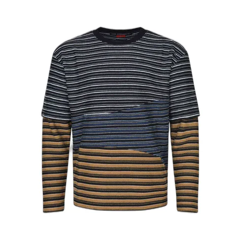Stripe Layered Sweatshirt