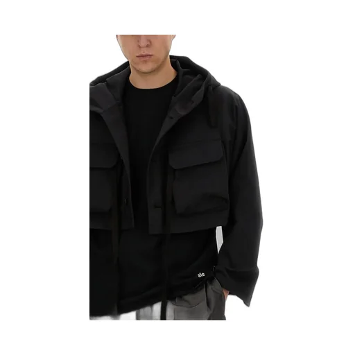Modern Cropped Hooded Jacket