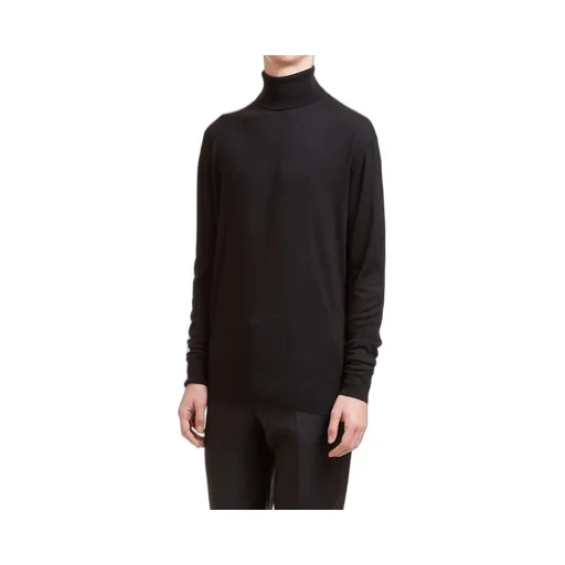 Fine Knit Turtleneck Jumper