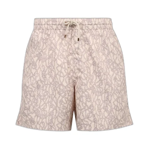 Patterned Swim Shorts