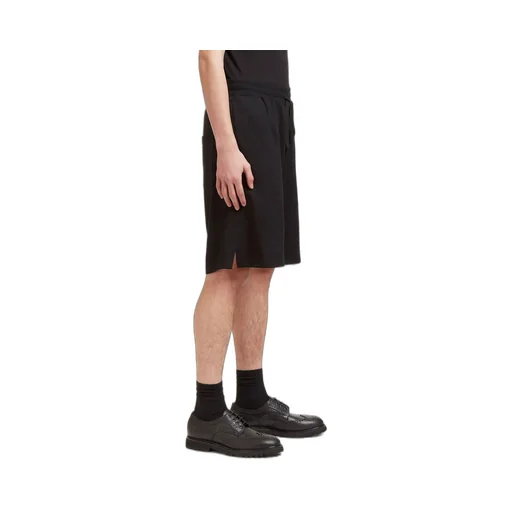 Wool Blend Relaxed Bermuda Shorts