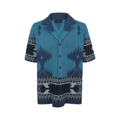 Icon Jacquard Straight Hem Shirt