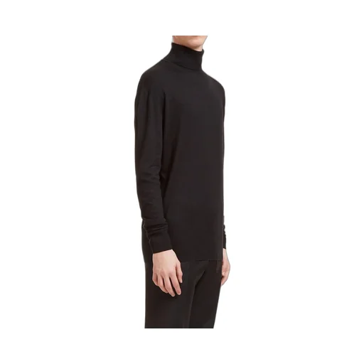 Fine Knit Turtleneck Jumper