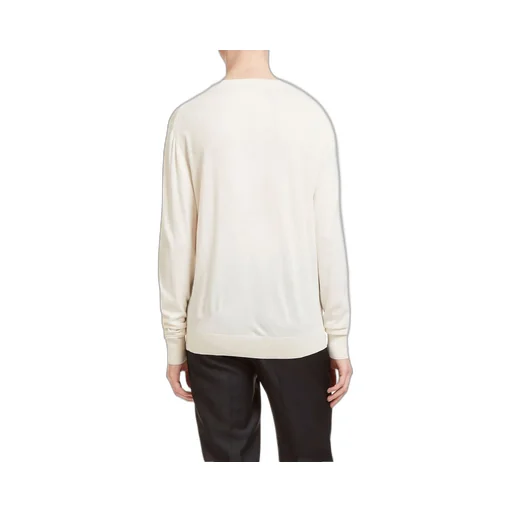 Silk Cashmere Blend Crewneck Pullover