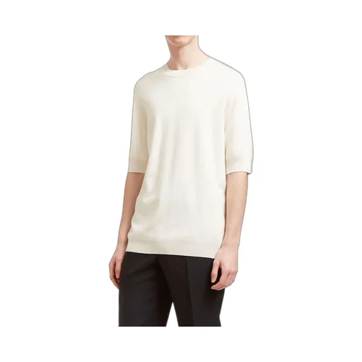 Silk Cashmere Fine Knit Tee