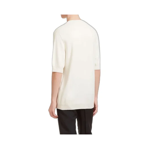 Silk Cashmere Fine Knit Tee