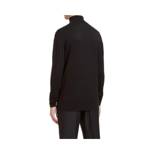 Fine Knit Turtleneck Jumper