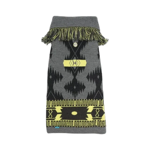 Logo Intarsia-Knit Dog Jumper