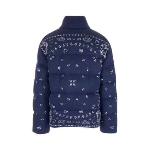 Bandana Jacquard Puffer Jacket